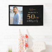 50. Geburtstagsparty Foto Willkommen Banner (Insitu)