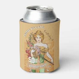 50. Geburtstagsparty, Frühlingsgöttin, Vintage Kun Dosenkühler