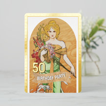 50. Geburtstagsparty, Frühlingsgöttin, Vintage Kun