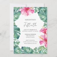 50. Geburtstagsparty Hawaiian Luau Thema
