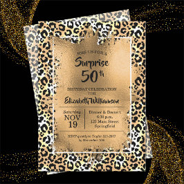 50. Geburtstagsparty in Leopard