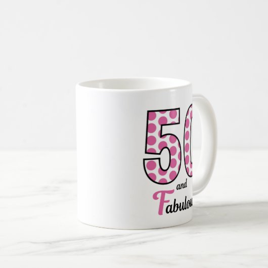 50. Geburtstagsparty Kaffeetasse (VorderseiteRechts)