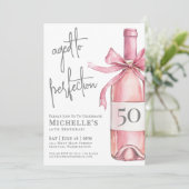 50. Geburtstagsparty mit Vollkommenheit Einladung (Stehend Vorderseite)