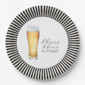 50. Geburtstagsparty Pappteller (Vorderseite)