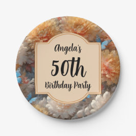 50. Geburtstagsparty Pappteller