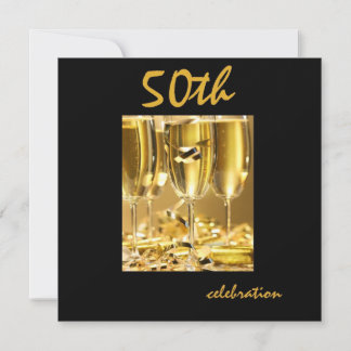 50. Geburtstagsparty Personalisierte Einladung