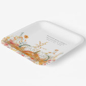 50. Geburtstagsparty Pumpkin Wildblume Custom Pappteller (Gewinkelt)