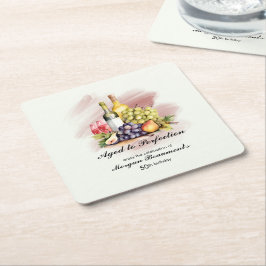 50. Geburtstagsparty Rechteckiger Pappuntersetzer