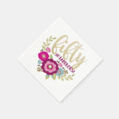 50. Geburtstagsparty Serviette (Ecke)