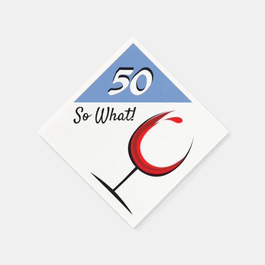 50. Geburtstagsparty Serviette (Ecke)