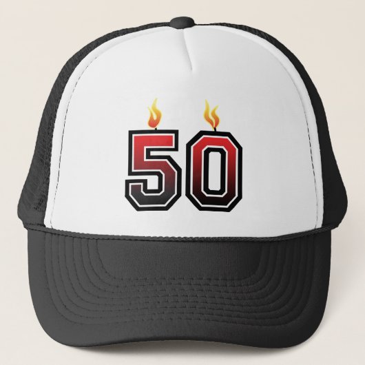 50. Geburtstagsparty Truckerkappe (Vorderseite)