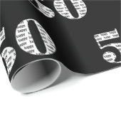 50. Geburtstagstext Geschenkpapier (Rolleneckpunkt)