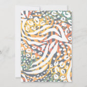 50. Geburtstagstierdruck Einladung (Rückseite)