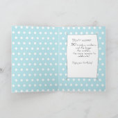 50. Geburtstagstorte Karte (Innenseite)