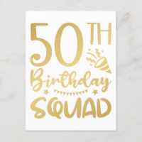 50. Geburtstagstruppe 50 Party Crew