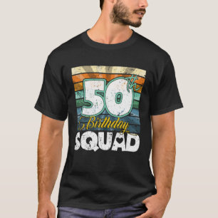 50. Geburtstagstruppe Vintage Retro Lustig 50 Jahr T-Shirt