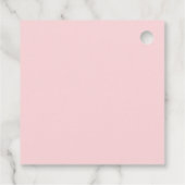 50 Geschenkgutscheine für Rose Gold Glitzer Agate Geschenkanhänger (Rückseite)