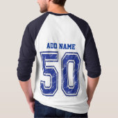 50 Gewohnheit Jersey T-Shirt (Rückseite)