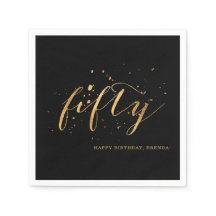 50. Gold 50. Geburtstagsparty