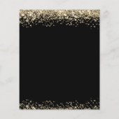 50. Gold Geburtstag Save the Date Einladung (Rückseite)