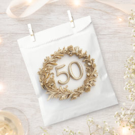 50 Gold und Gold Geschenktütchen