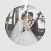 50. 💞 Gold Wedding Jubiläum Ornament (Rückseite)