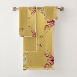 50. Golden Ochre Hochzeit Geburtstag Badetuch Badhandtuch Set