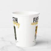 50. Golden Wedding Anniversary 2 Foto Paper Cups Pappbecher (Rechts)