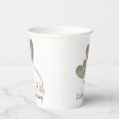 50. Golden Wedding Anniversary Paper Cups Pappbecher (Rechts)
