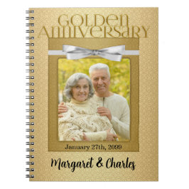50. Golden Wedding Annivsersary Guest Notizblock