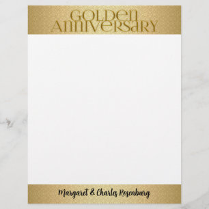 50. Goldene Hochzeit - Annivsersary-Namen