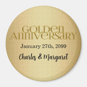50. Goldene Hochzeit Magnet