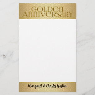 50. Goldene Hochzeit - Name