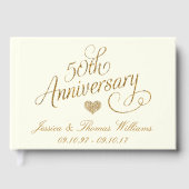 50. goldene Hochzeitstage Gästebuch (Vorderseite)