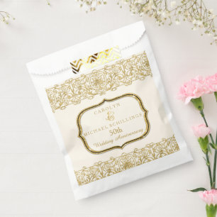 50. Goldene Hochzeitstiftung Geschenktütchen