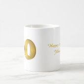 50. Goldene Jahrestags-Tasse Kaffeetasse (Mittel)