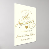 50. Goldener Hochzeitstag Foliendrucke (Ablage )