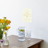 50. Goldener Hochzeitstag Foliendrucke (Ablage(Küche))