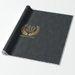 50. Goldener Hochzeitstag individuell anpassbar Geschenkpapier<br><div class="desc">Bereit,  um auf Ihre Veranstaltungsspezifikationen zugeschnitten zu werden. Sollten Sie Hilfe bei der Bearbeitung Ihrer Wünsche benötigen,  kontaktieren Sie uns bitte. Siehe "Diesen Designer Gefragt" unten. Die vollständige passende Party Suite finden Sie in der folgenden Kollektion.</div>