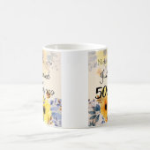 50. Goldener Hochzeitstag Kaffeetasse (Mittel)