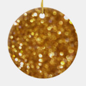 50. Goldener Hochzeitstag Weihnachtskuchen Keramikornament (Hinten)