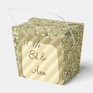 50. Goldener Jubiläum-Gefallen-Box Geschenkschachtel