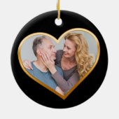 50. Goldenes Hochzeitsjubiläum Keramik Ornament (Hinten)