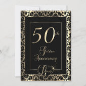 50. Goldenes Hochzeitstag| DIREKT Einladung (Vorderseite)