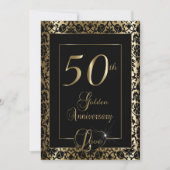 50. Goldenes Hochzeitstag| DIREKT Einladung (Vorderseite)