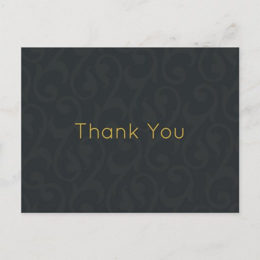 50. Goldenes Hochzeitstag Foto Danke Postkarte (Vorderseite)