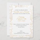 50. Goldenes Hochzeitstag-Foto Einladung (Rückseite)