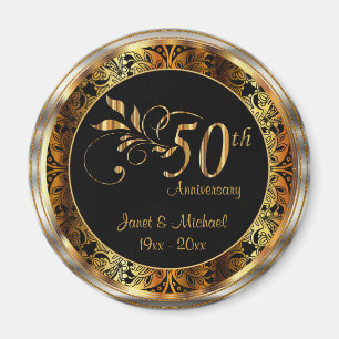 50. Goldenes Hochzeitstag Magnet