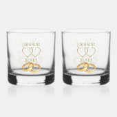 50. Goldenes Hochzeitstipendium Whiskyglas (Rückseite)