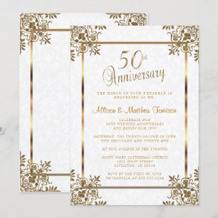 50. Goldenes Jahr Einladung